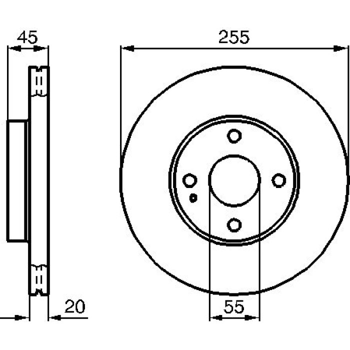 BOSCH 0 986 478 996 Bremsscheibe BOSCH 0 986 478 996 Bremsscheibe