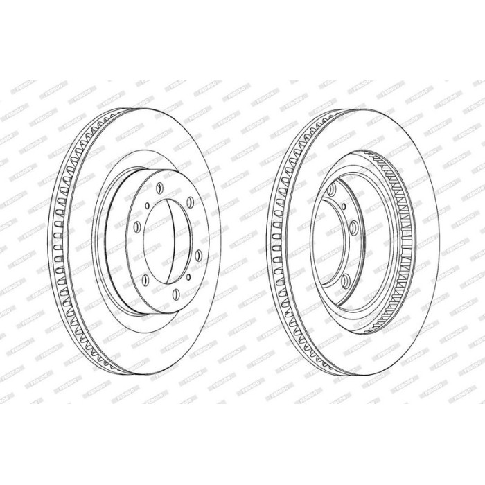 Ferodo DDF2093C-1 Bremsscheibe PREMIER