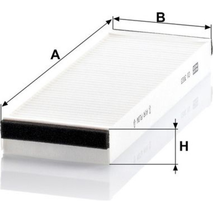 MANN-FILTER CU 3023-2 Innenraumfilter, Partikelfilter MANN-FILTER CU 3023-2 Innenraumfilter, Partikelfilter