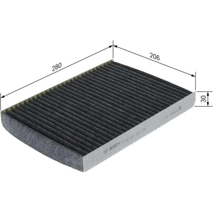 BOSCH 1 987 432 300 Innenraumfilter FILTER+ BOSCH 1 987 432 300 Innenraumfilter FILTER+