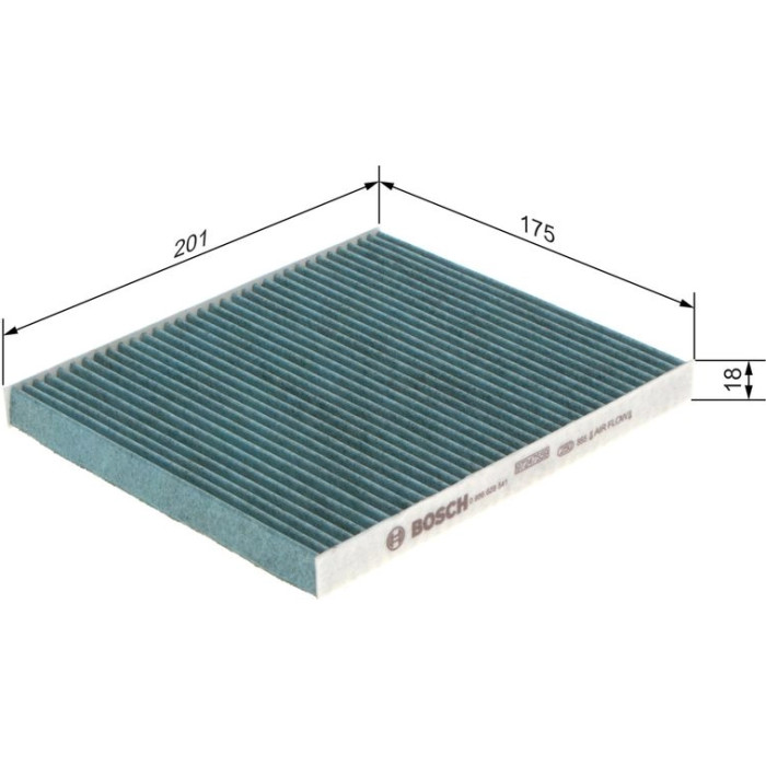 BOSCH 0 986 628 541 Innenraumfilter FILTER+pro BOSCH 0 986 628 541 Innenraumfilter FILTER+pro