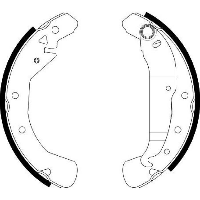 Hella 8DB 355 002-631 Bremsbackensatz Hella 8DB 355 002-631 Bremsbackensatz