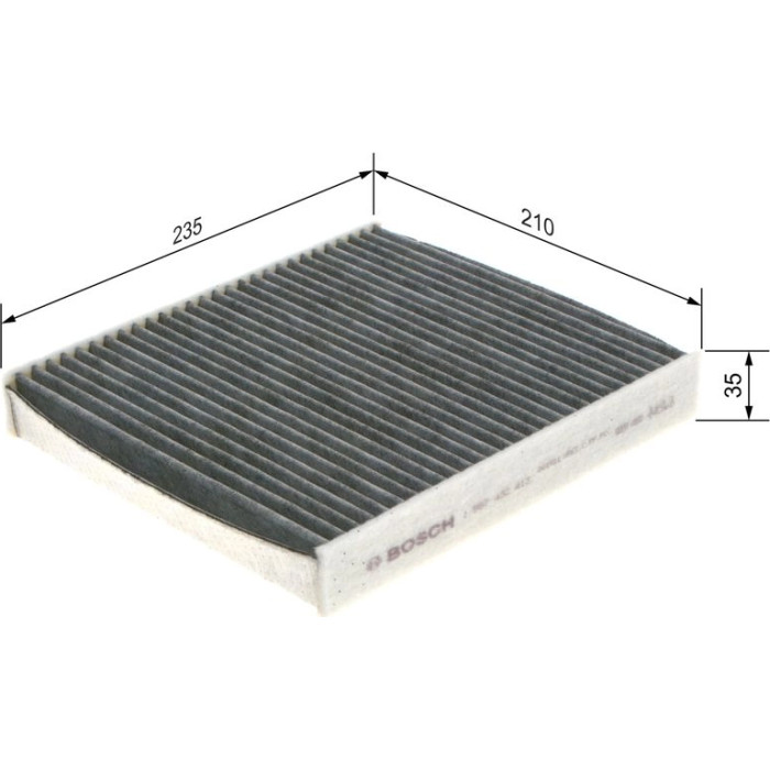 BOSCH 1 987 432 413 Innenraumfilter BOSCH 1 987 432 413 Innenraumfilter