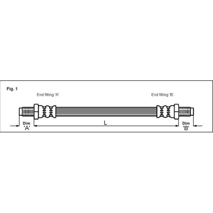 Metzger 4112107 Bremsschlauch