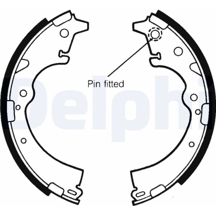 Delphi LS1357 Bremsbackensatz