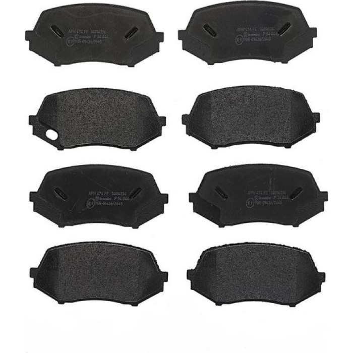 Brembo P 54 044 Bremsbelagsatz, Scheibenbremse PRIME LINE Brembo P 54 044 Bremsbelagsatz, Scheibenbremse PRIME LINE