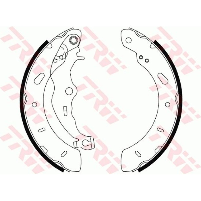 TRW GS8806 Bremsbackensatz TRW GS8806 Bremsbackensatz