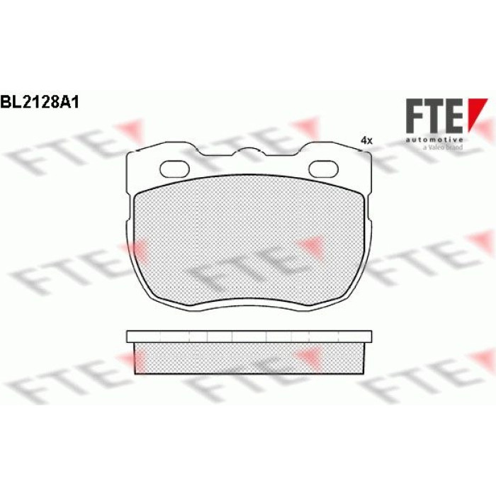 FTE 9010680 Bremsbelagsatz, Scheibenbremse FTE 9010680 Bremsbelagsatz, Scheibenbremse