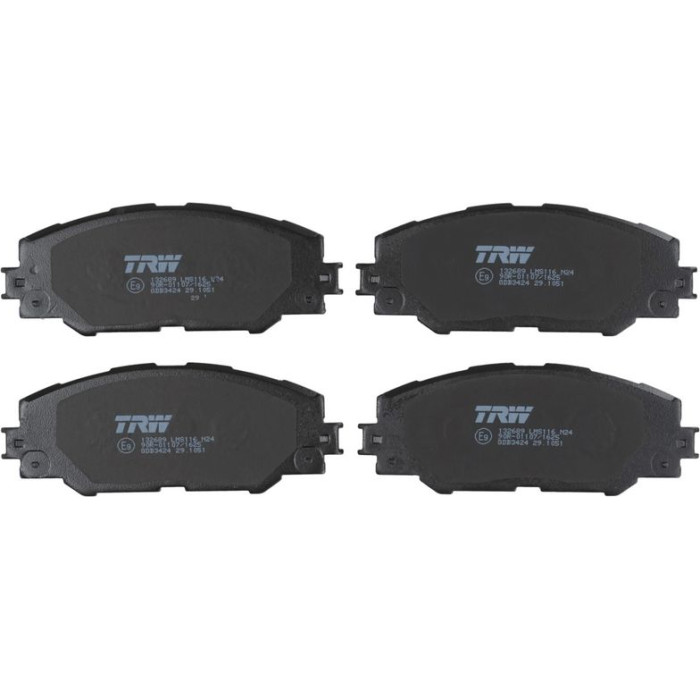 TRW GDB3424 Bremsbelagsatz, Scheibenbremse COTEC