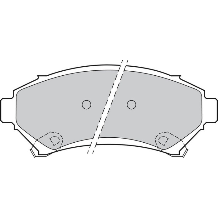 Valeo 598458 Bremsbelagsatz, Scheibenbremse