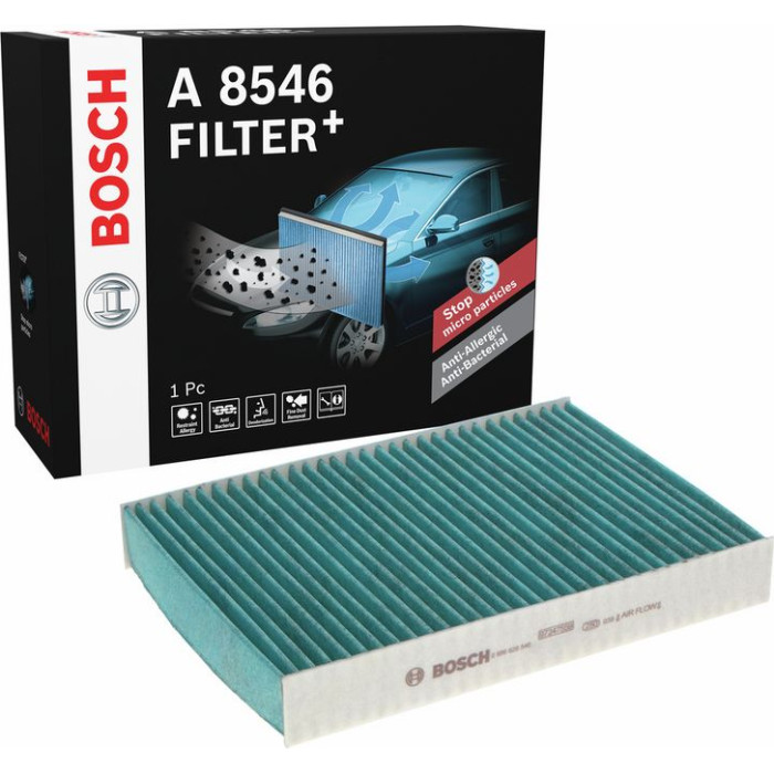 BOSCH 0 986 628 546 Innenraumfilter FILTER+pro