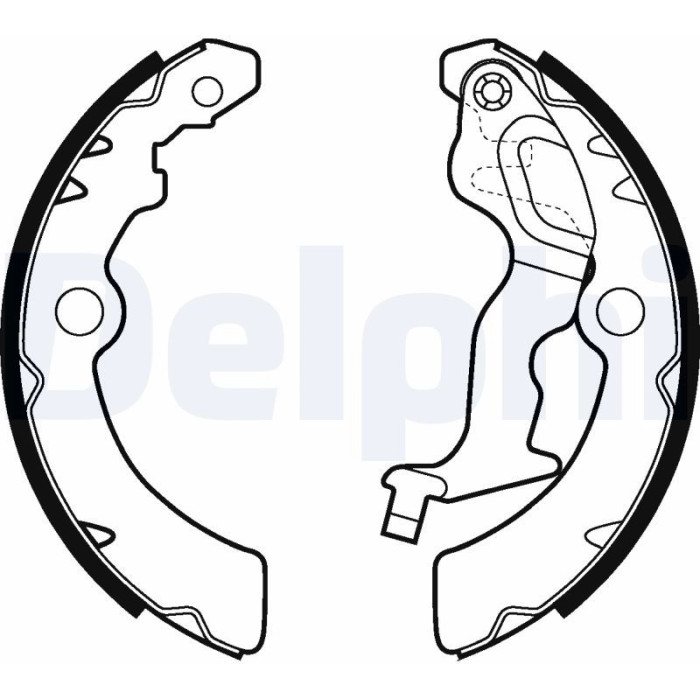 Delphi LS2045 Bremsbackensatz
