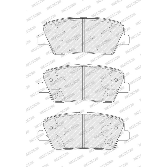 Ferodo FDB4391 Bremsbelagsatz, Scheibenbremse PREMIER ECO FRICTION Ferodo FDB4391 Bremsbelagsatz, Scheibenbremse PREMIER ECO FRICTION