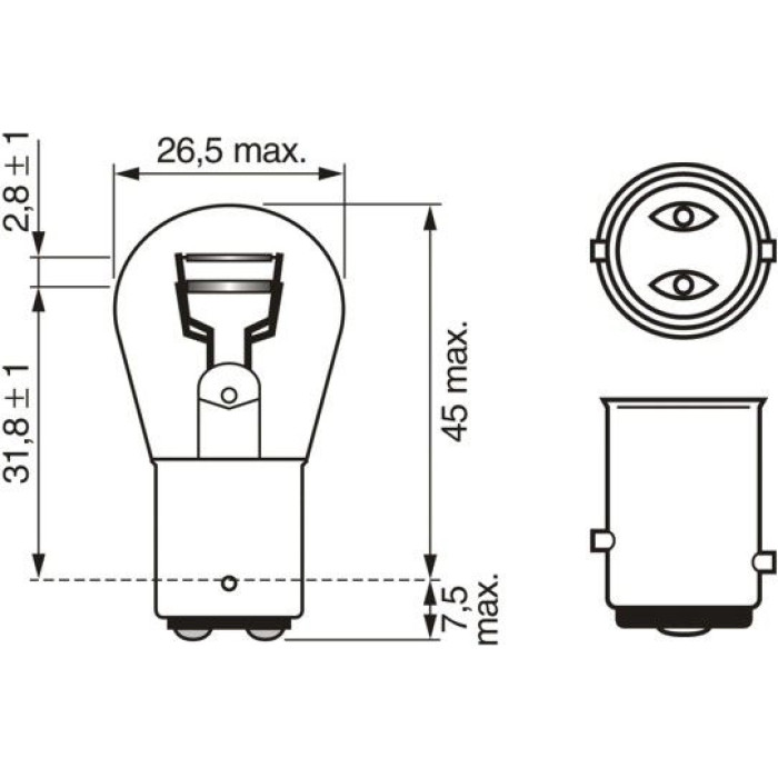 BOSCH 1 987 302 202 Glühlampe, Blinkleuchte Pure Light WS BOSCH 1 987 302 202 Glühlampe, Blinkleuchte Pure Light WS