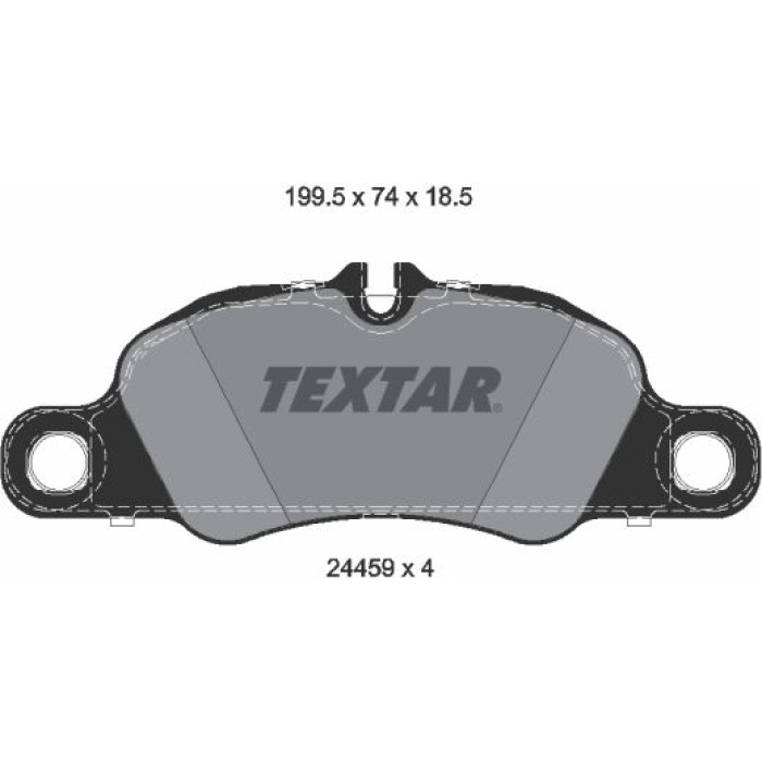Textar 2445901 Bremsbelagsatz, Scheibenbremse Textar 2445901 Bremsbelagsatz, Scheibenbremse