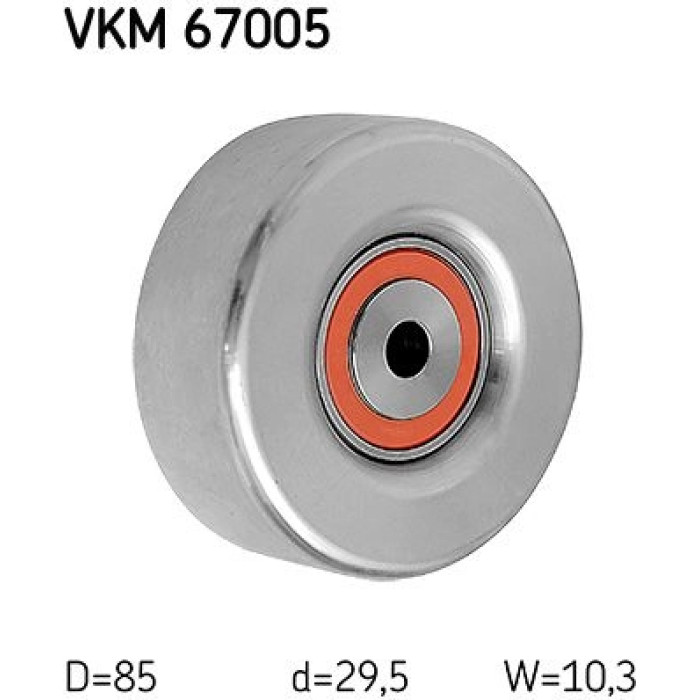 SKF VKM 67005 Umlenkrolle/Führungsrolle, Keilrippenriemen SKF VKM 67005 Umlenkrolle/Führungsrolle, Keilrippenriemen