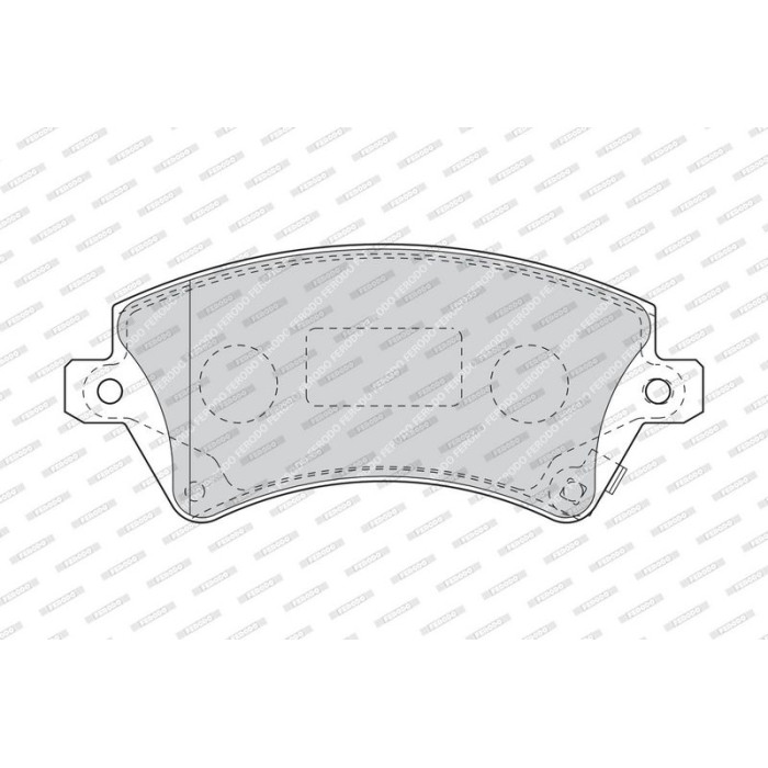 Ferodo FDB1573 Bremsbelagsatz, Scheibenbremse PREMIER ECO FRICTION Ferodo FDB1573 Bremsbelagsatz, Scheibenbremse PREMIER ECO FRICTION