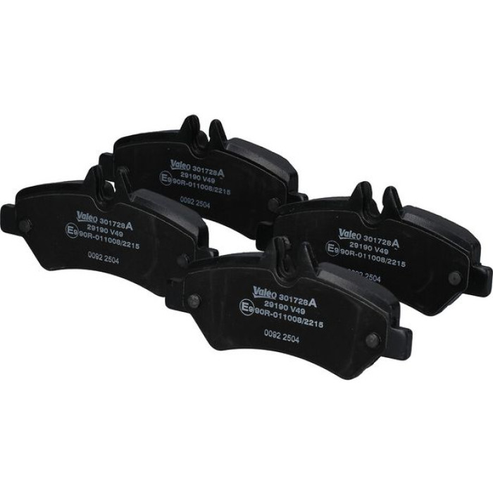 Valeo 301728A Bremsbelagsatz, Scheibenbremse EXPERT Valeo 301728A Bremsbelagsatz, Scheibenbremse EXPERT