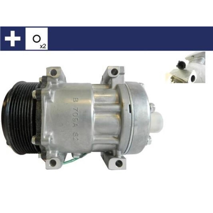 Mahle ACP 392 000S Kompressor, Klimaanlage BEHR