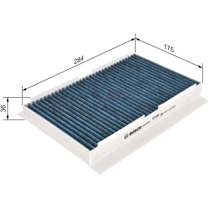 BOSCH 0 986 628 501 Innenraumfilter BOSCH 0 986 628 501 Innenraumfilter