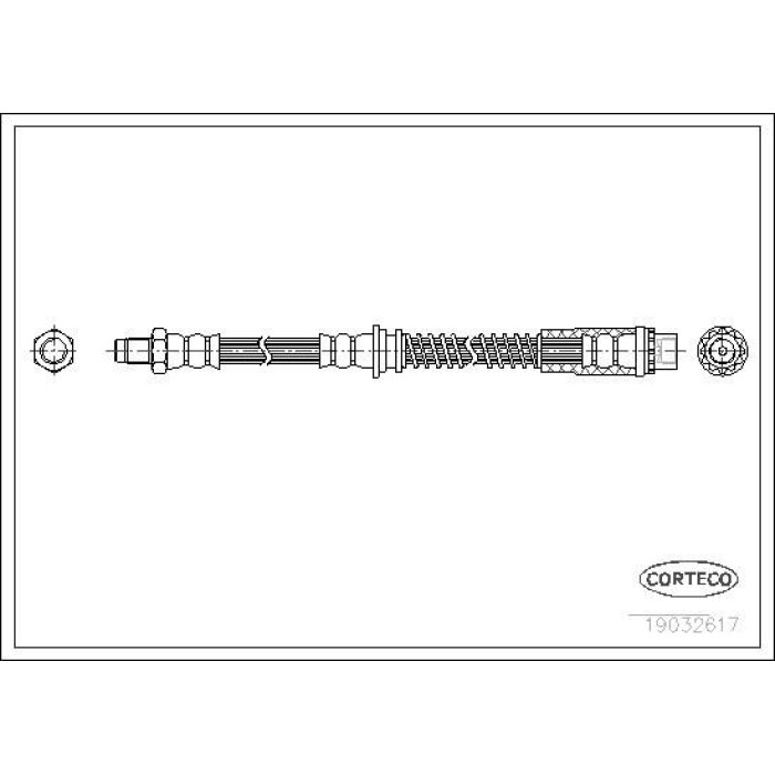 Corteco 19032617 Bremsschlauch
