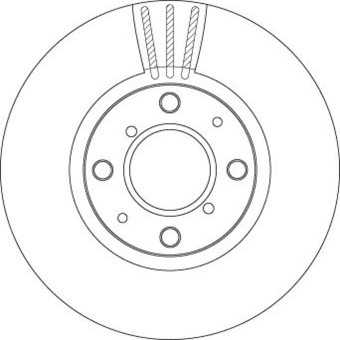 TRW DF4824 Bremsscheibe TRW DF4824 Bremsscheibe
