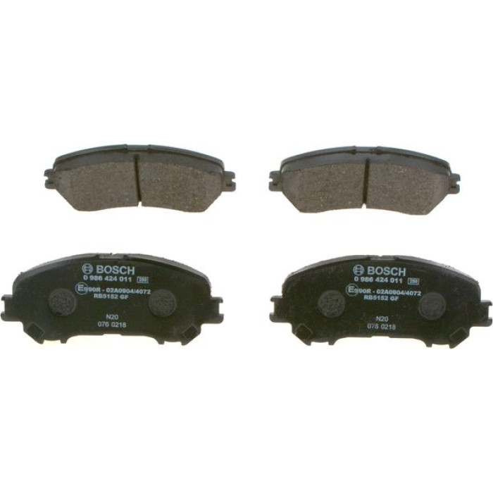 BOSCH 0 986 424 011 Bremsbelagsatz, Scheibenbremse BOSCH 0 986 424 011 Bremsbelagsatz, Scheibenbremse