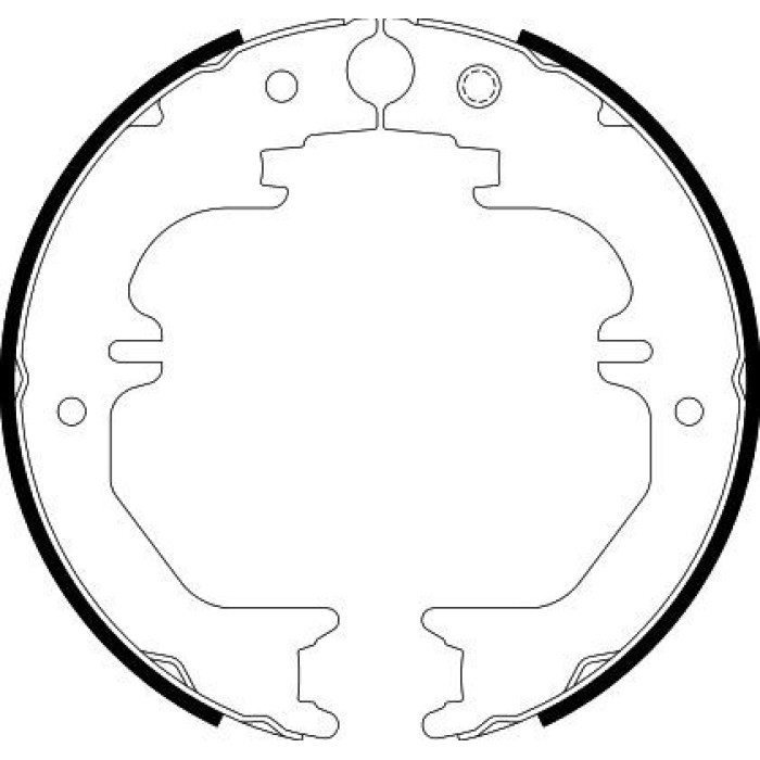 Hella 8DA 355 050-721 Bremsbackensatz, Feststellbremse Hella 8DA 355 050-721 Bremsbackensatz, Feststellbremse