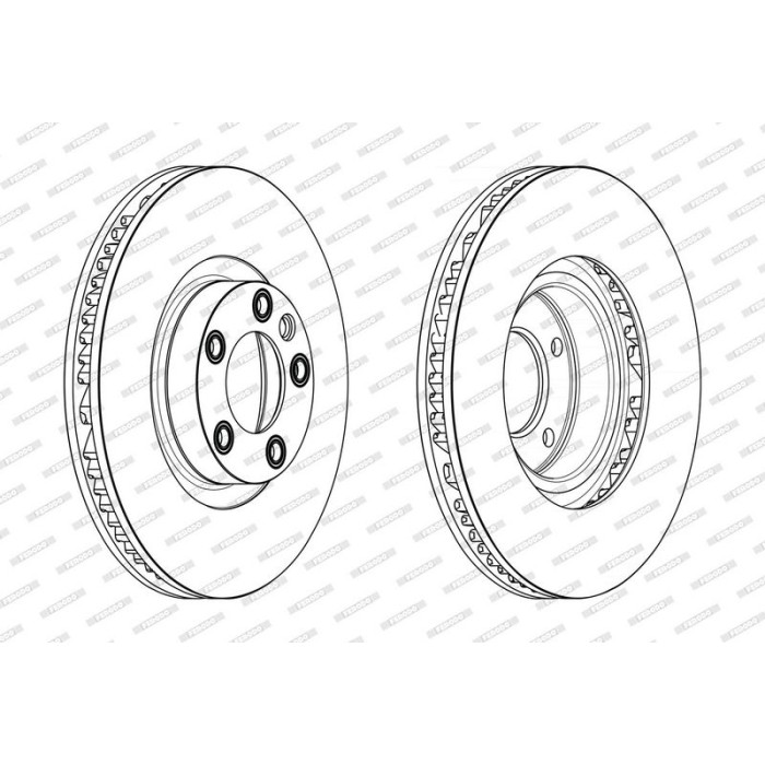 Ferodo DDF2019RC-1 Bremsscheibe PREMIER Ferodo DDF2019RC-1 Bremsscheibe PREMIER