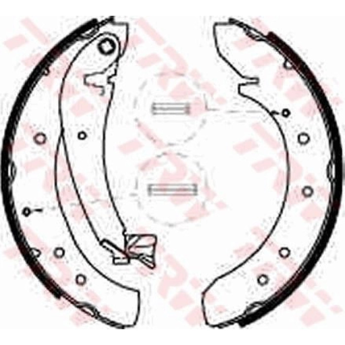TRW GS8546 Bremsbackensatz