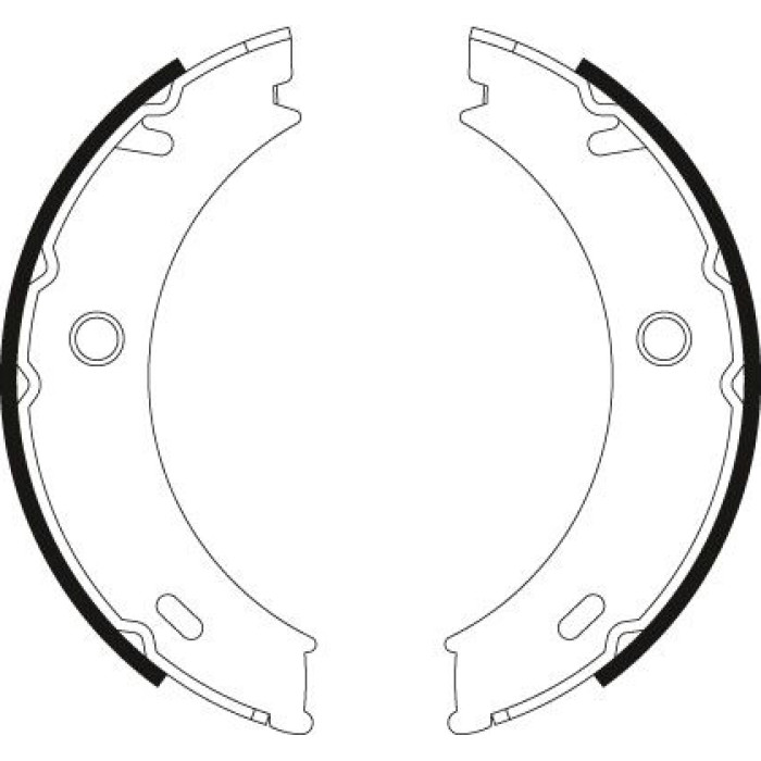 TRW GS8466 Bremsbackensatz, Feststellbremse