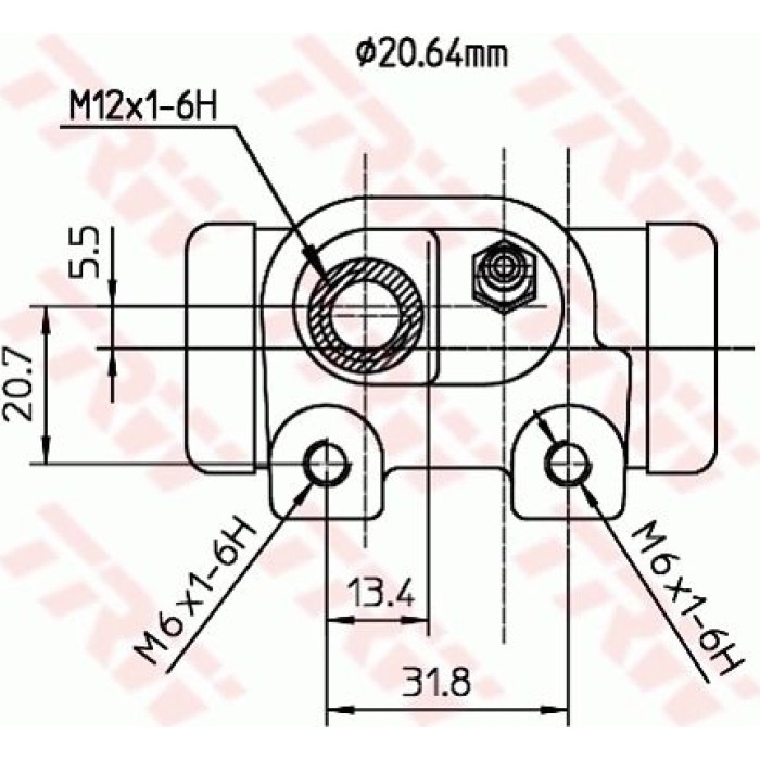 TRW BWF125 Radbremszylinder TRW BWF125 Radbremszylinder