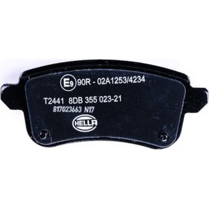 Hella 8DB 355 023-211 Bremsbelagsatz, Scheibenbremse