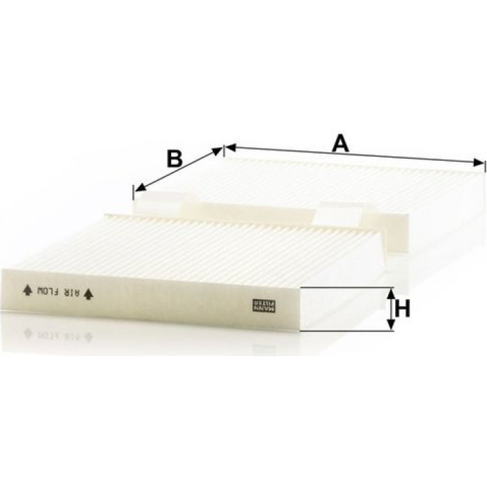 MANN-FILTER CU 19 004 Innenraumfilter, Partikelfilter MANN-FILTER CU 19 004 Innenraumfilter, Partikelfilter