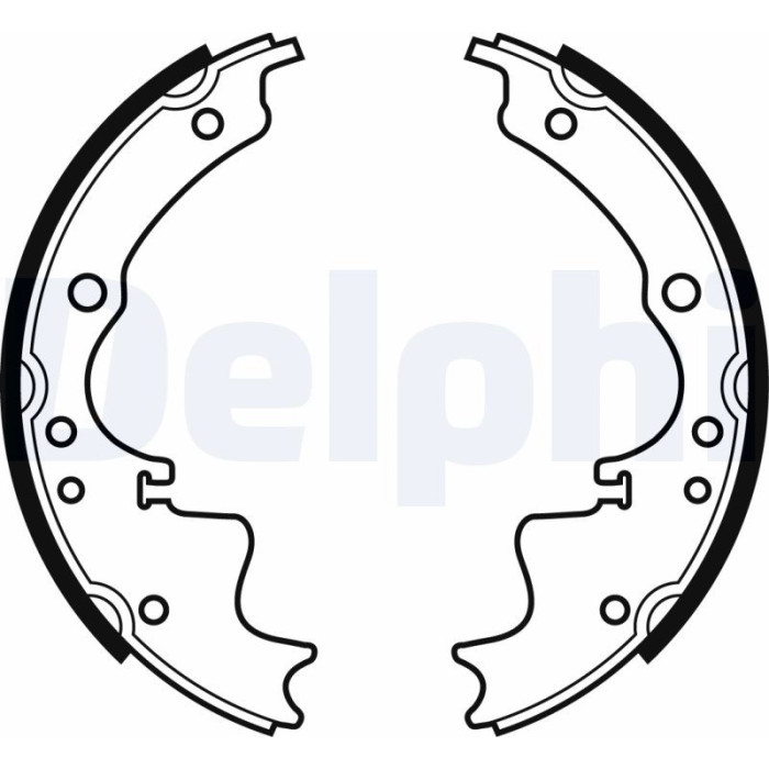 Delphi LS1261 Bremsbackensatz