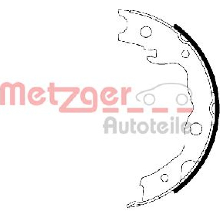 Bremsbackensatz, Feststellbremse MG 223 Bremsbackensatz, Feststellbremse MG 223