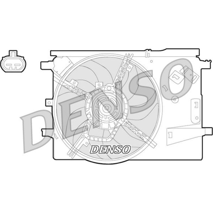 Denso DER09053 Lüfter, Motorkühlung Denso DER09053 Lüfter, Motorkühlung