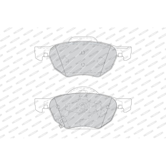 Ferodo FDB1704 Bremsbelagsatz, Scheibenbremse PREMIER ECO FRICTION