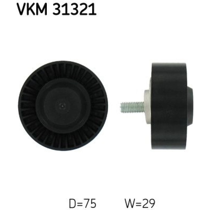 SKF VKM 31321 Umlenkrolle/Führungsrolle, Keilrippenriemen SKF VKM 31321 Umlenkrolle/Führungsrolle, Keilrippenriemen