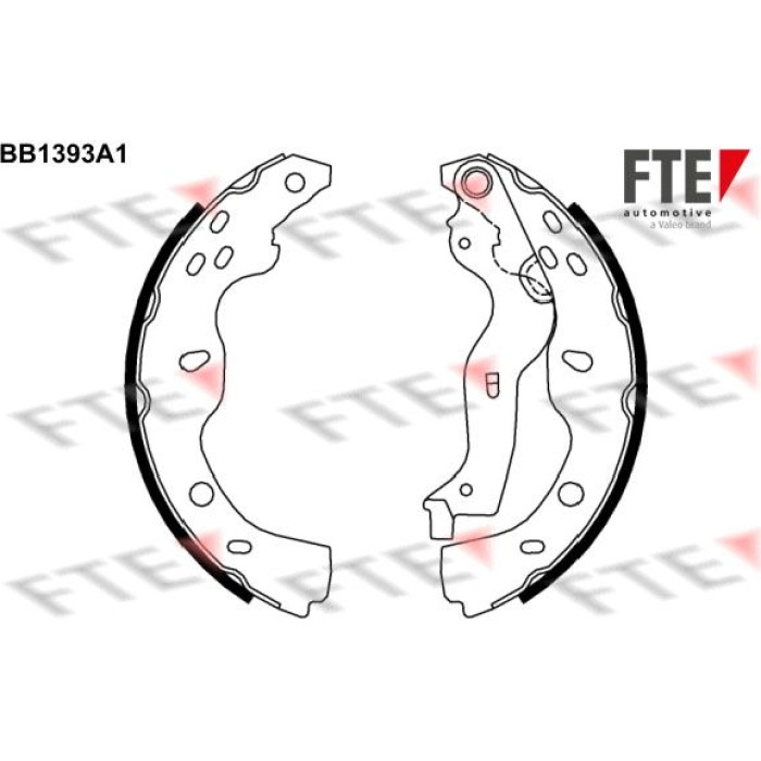 FTE 9100131 Bremsbackensatz FTE 9100131 Bremsbackensatz