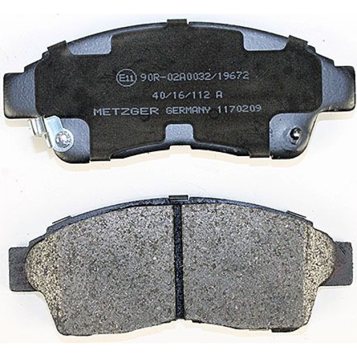 Metzger 1170209 Bremsbelagsatz, Scheibenbremse Metzger 1170209 Bremsbelagsatz, Scheibenbremse