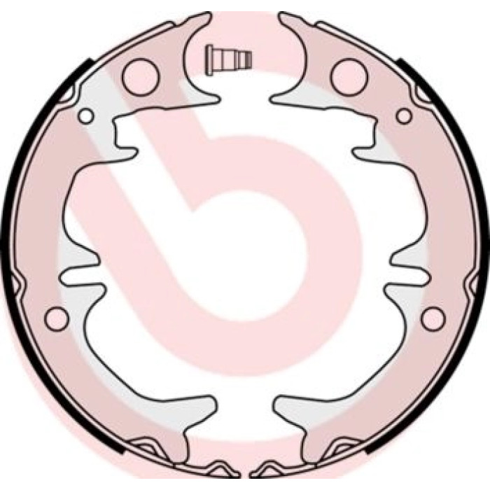 Brembo S 83 543 Bremsbackensatz, Feststellbremse ESSENTIAL LINE