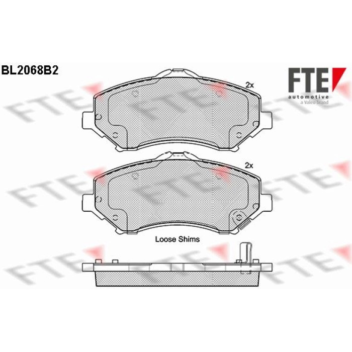 FTE 9010652 Bremsbelagsatz, Scheibenbremse FTE 9010652 Bremsbelagsatz, Scheibenbremse