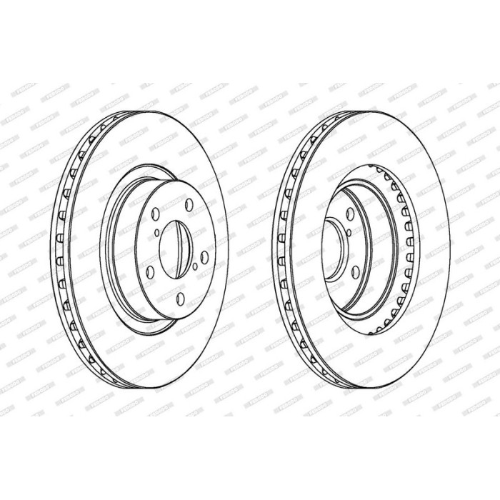 Ferodo DDF679C Bremsscheibe PREMIER Coat+ disc Ferodo DDF679C Bremsscheibe PREMIER Coat+ disc