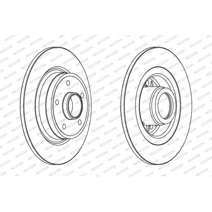 Ferodo DDF1364C-1 Bremsscheibe PREMIER