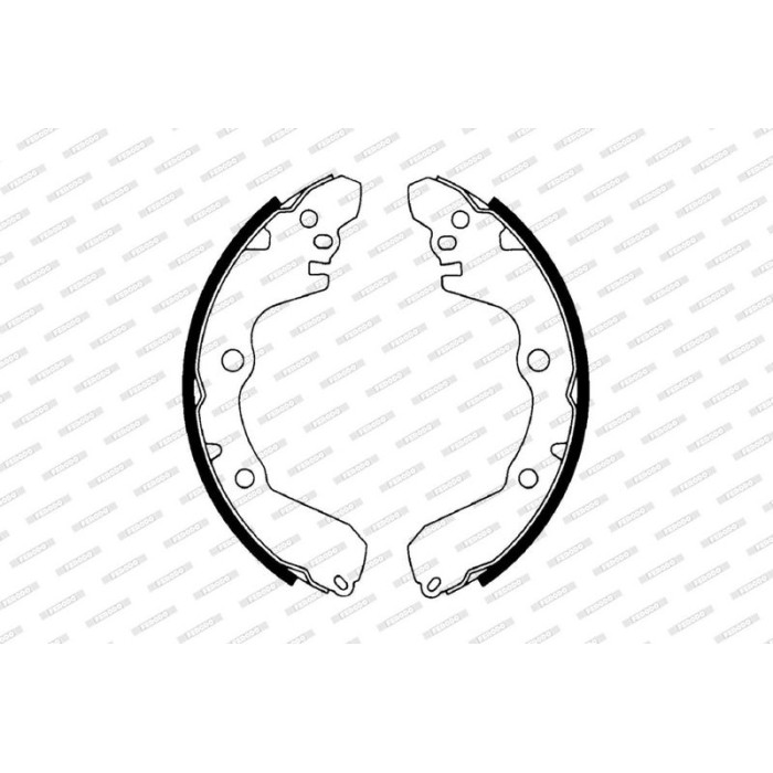 Ferodo FSB686 Bremsbackensatz PREMIER Ferodo FSB686 Bremsbackensatz PREMIER