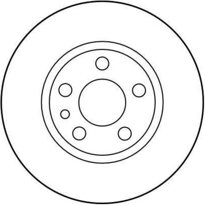 TRW DF2754 Bremsscheibe
