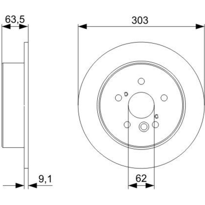 BOSCH 0 986 479 C02 Bremsscheibe BOSCH 0 986 479 C02 Bremsscheibe