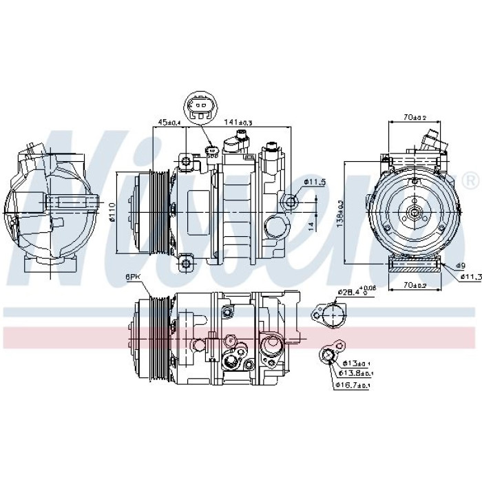Kompressor, Klimaanlage 89039 Kompressor, Klimaanlage 89039