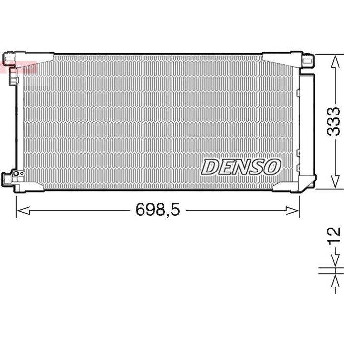 Denso DCN50115 Kondensator, Klimaanlage Denso DCN50115 Kondensator, Klimaanlage